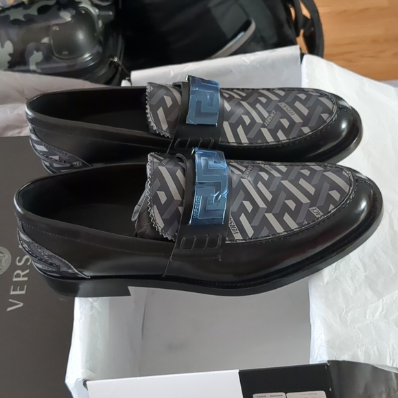 New Versace Greca Loafer 42 9 shoes - Picture 7 of 7